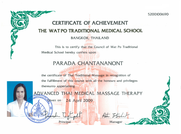 Advanced Thai Medical Massage Therapy